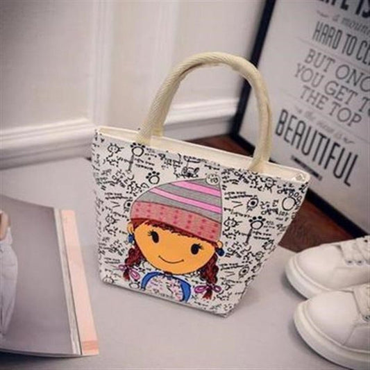 Hand - Held Large - Capacity Canvas Bag Handbag Women - Topezmart