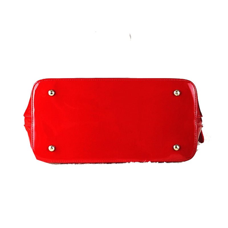 High - grade Patent Leather Shiny Shell Bag All - match One - shoulder Messenger Women's Wedding Handbag Women - Topezmart