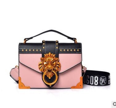 New Fashion Bag Bags For Women Women's Handbag For European And American Women's Handbags Rivet Women's Bag Sidebag - Topezmart