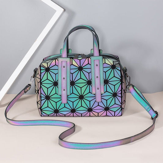 New Geometric Large Capacity Cross Body Rhomboid Handbag For Women - Topezmart