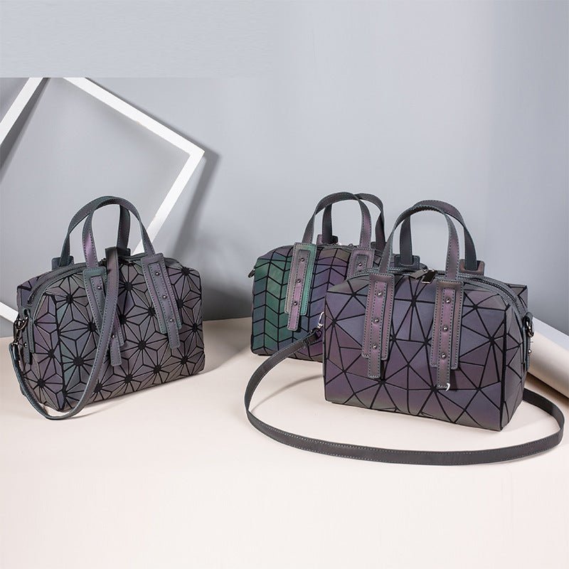 New Geometric Large Capacity Cross Body Rhomboid Handbag For Women - Topezmart