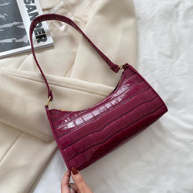 Pattern One Shoulder Handbag Temperament Trend Chain Bag Women - Topezmart