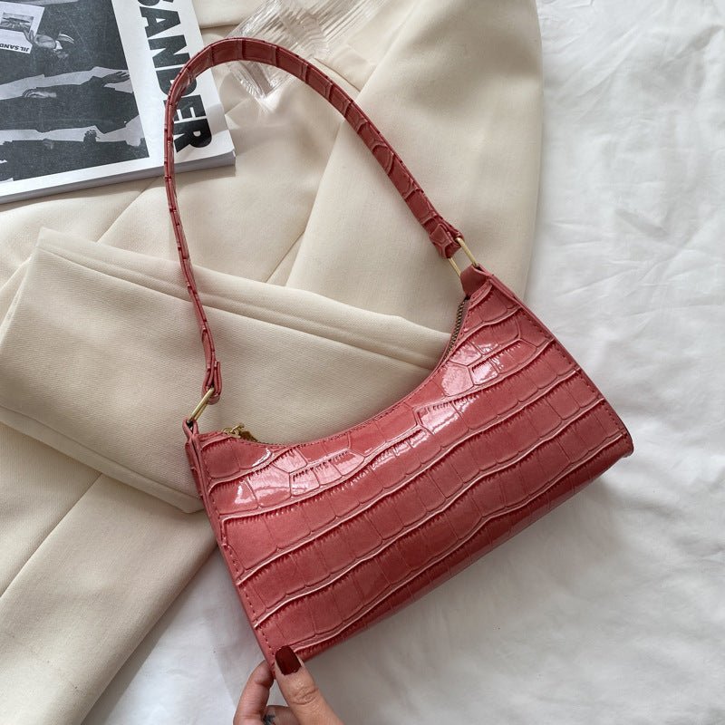 Pattern One Shoulder Handbag Temperament Trend Chain Bag Women - Topezmart