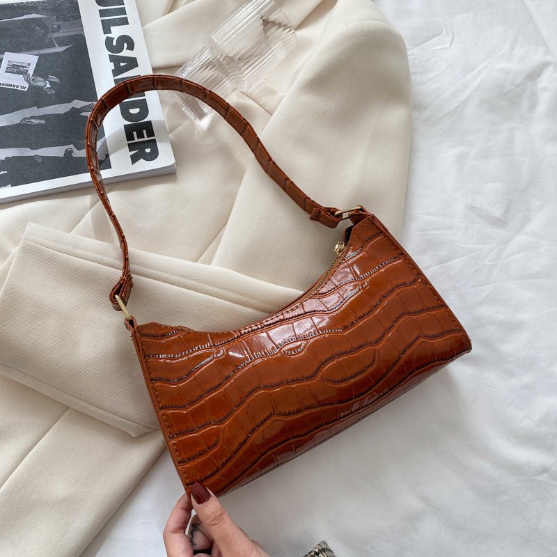 Pattern One Shoulder Handbag Temperament Trend Chain Bag Women - Topezmart
