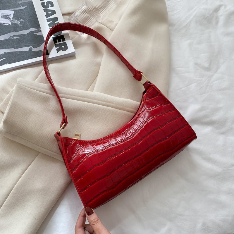 Pattern One Shoulder Handbag Temperament Trend Chain Bag Women - Topezmart