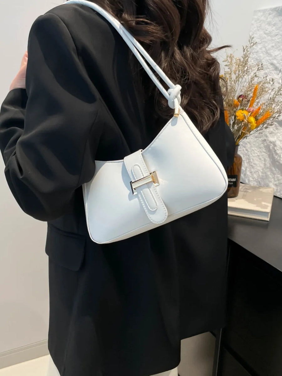 PU Leather Shoulder Bag - Topezmart