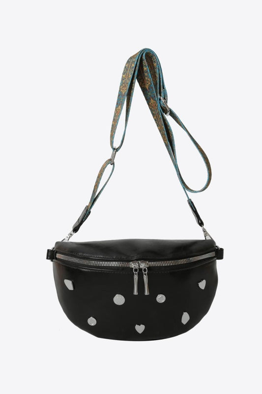 PU Leather Sling Bag - Topezmart