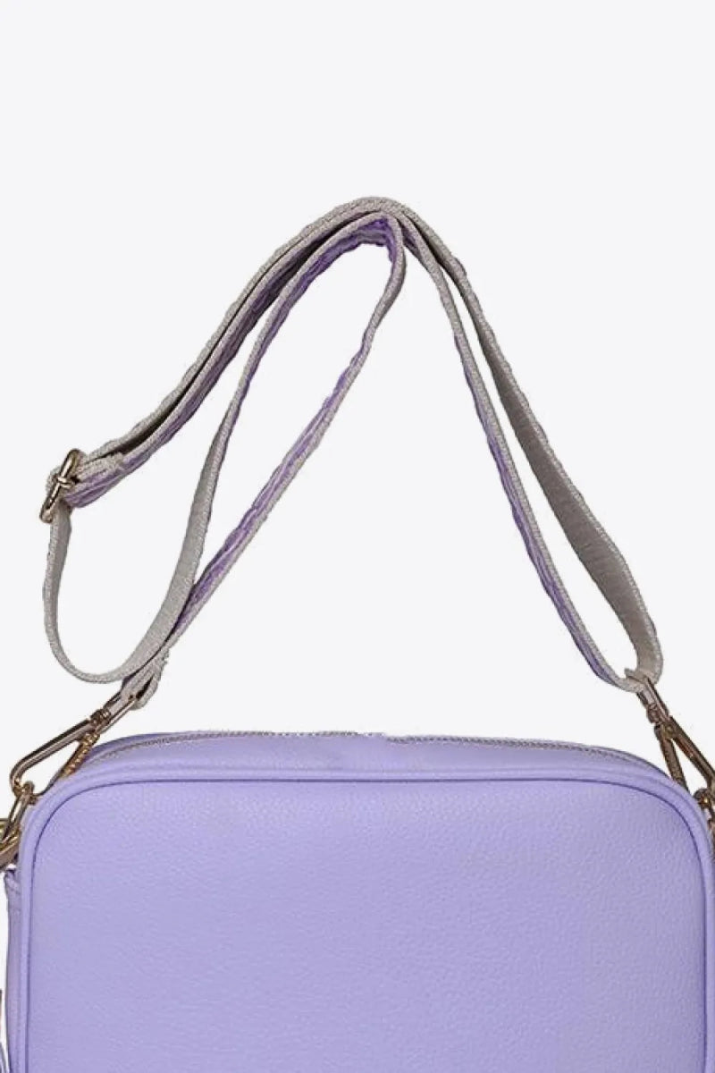 PU Leather Tassel Crossbody Bag - Topezmart