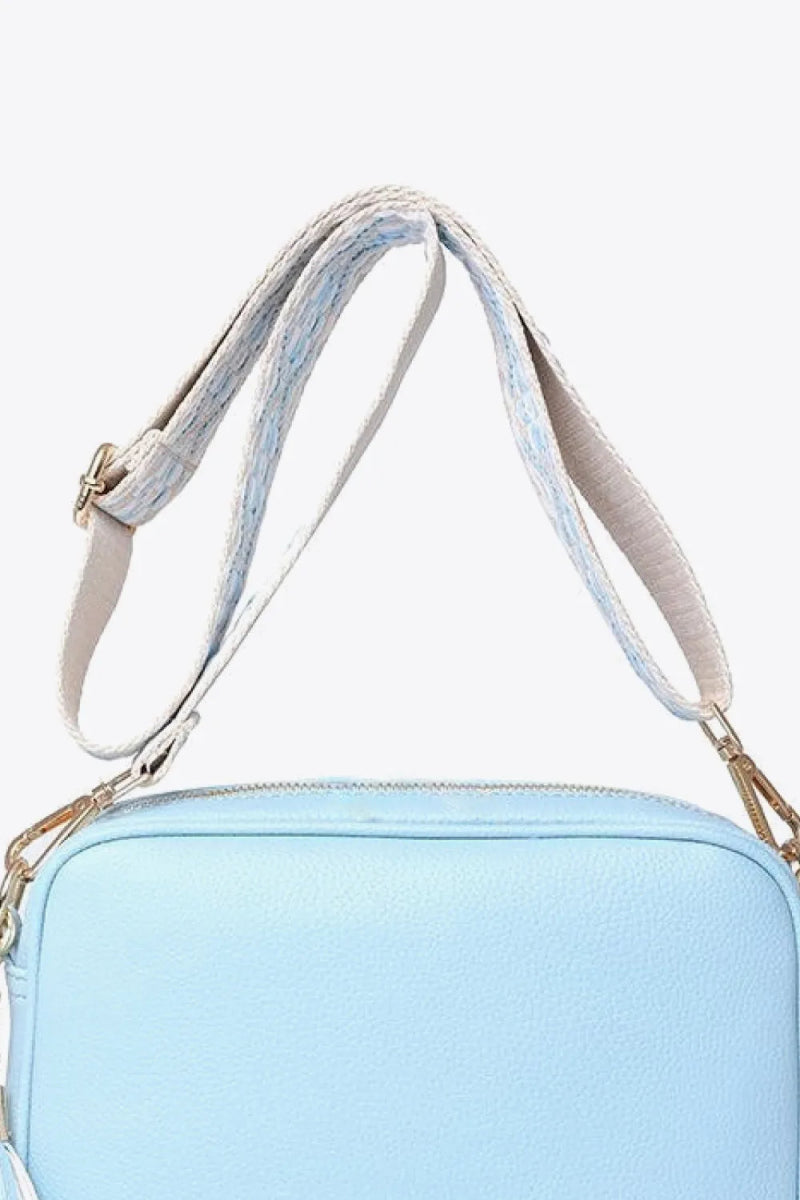 PU Leather Tassel Crossbody Bag - Topezmart