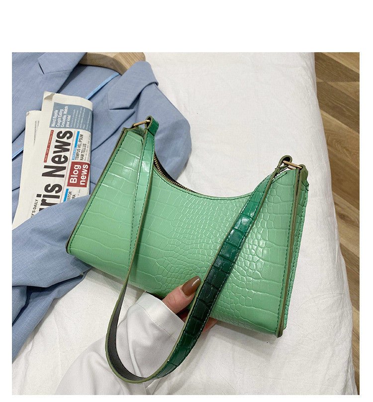 Rainbow Gradient Frog Pattern Bag Women Handbag Shoulder Arm Bag - Topezmart