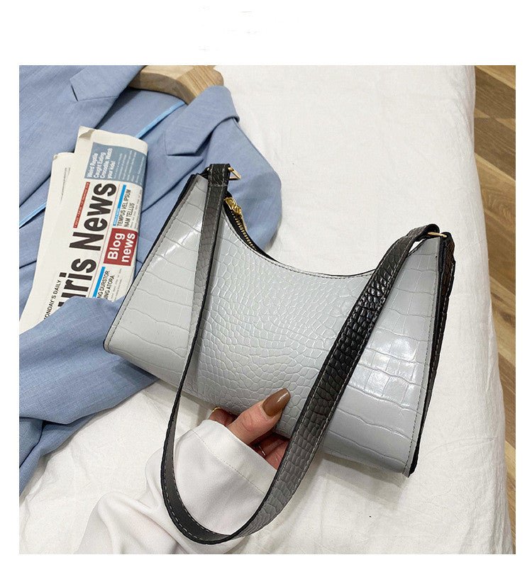 Rainbow Gradient Frog Pattern Bag Women Handbag Shoulder Arm Bag - Topezmart