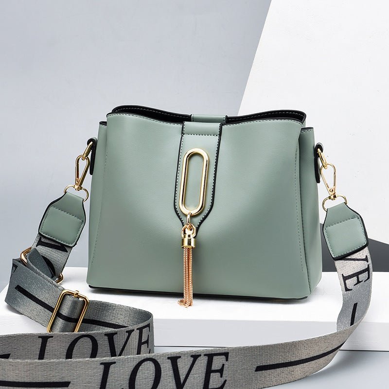 Small Bags Women Women's Bags Shoulder Messenger Bag All - match Pure Trend Color Casual Handbag - Topezmart