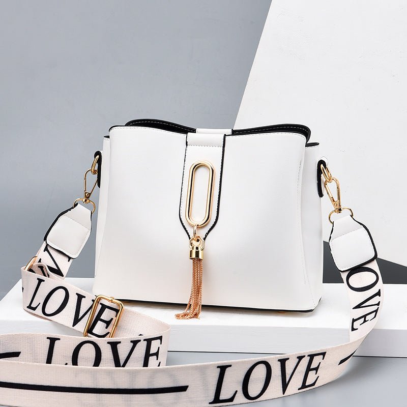 Small Bags Women Women's Bags Shoulder Messenger Bag All - match Pure Trend Color Casual Handbag - Topezmart