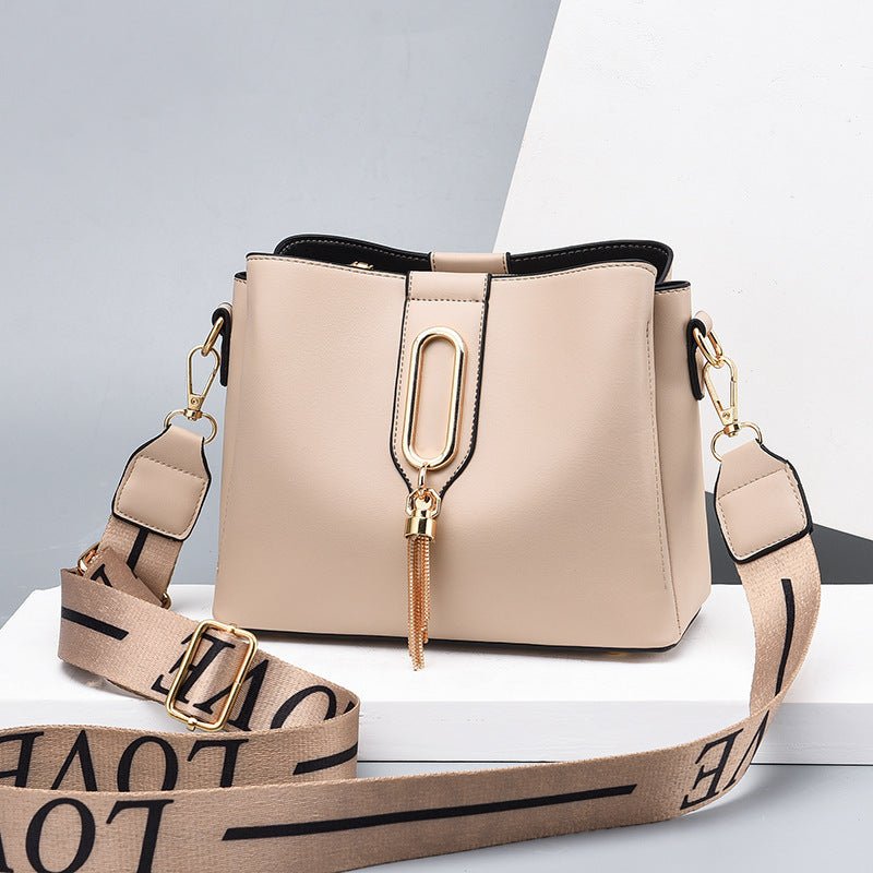 Small Bags Women Women's Bags Shoulder Messenger Bag All - match Pure Trend Color Casual Handbag - Topezmart