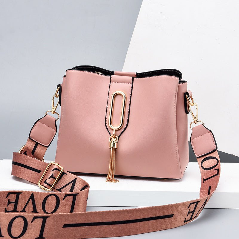 Small Bags Women Women's Bags Shoulder Messenger Bag All - match Pure Trend Color Casual Handbag - Topezmart