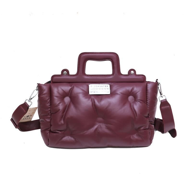 Space Cotton Bag Down Handbag Large Capacity Portable Cross - body Bag For Women - Topezmart