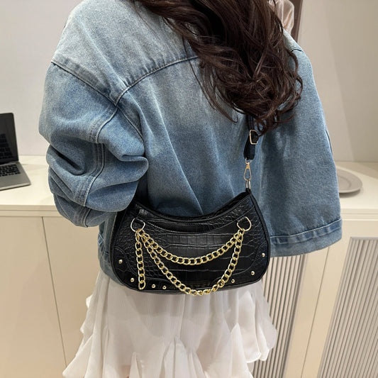 TopezMart™ Exclusive Chain - Embellished Shoulder Bag - Topezmart