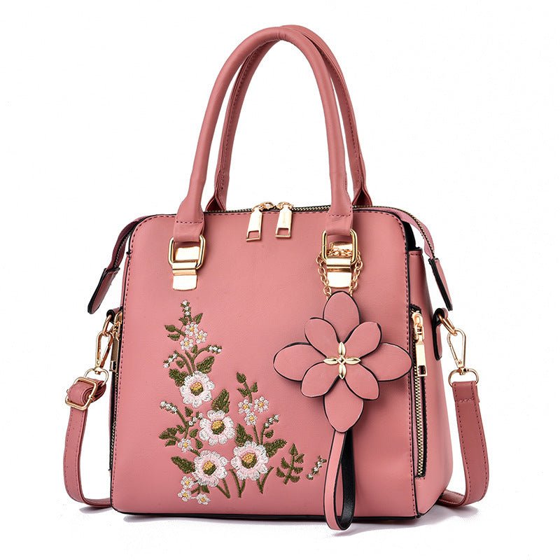 TopezMart™ Exclusive Fashion Flowers Embroidered Handbag Women Shoulder Messenger Bags - Topezmart