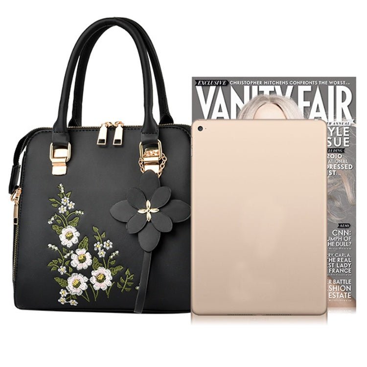 TopezMart™ Exclusive Fashion Flowers Embroidered Handbag Women Shoulder Messenger Bags - Topezmart