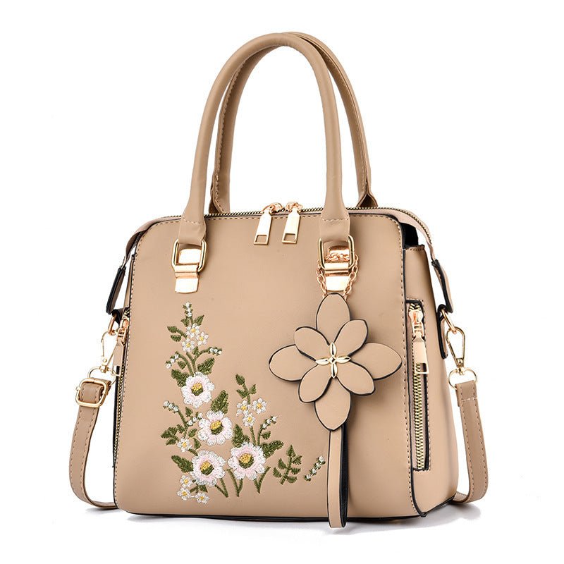 TopezMart™ Exclusive Fashion Flowers Embroidered Handbag Women Shoulder Messenger Bags - Topezmart