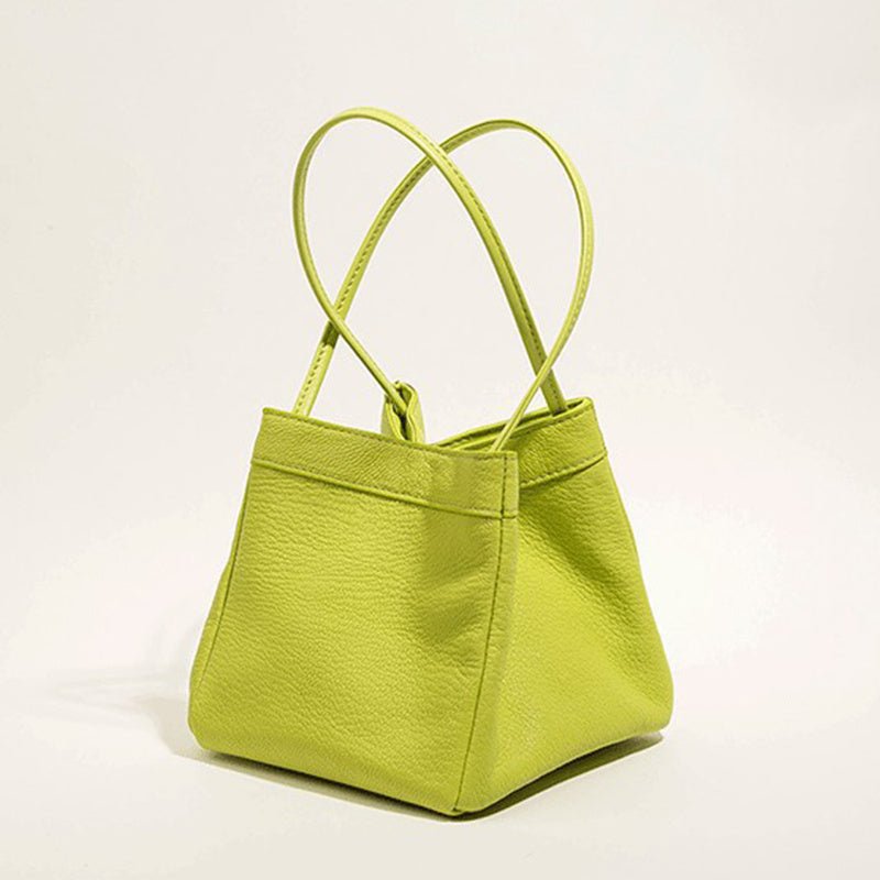 TopezMart™ Exclusive Fashion Ins Bucket Bags Cute Small Square Bag Niche Design Texture Handbag Women - Topezmart