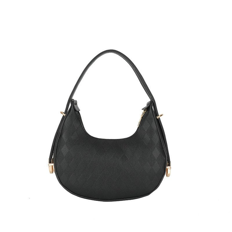 TopezMart™ Exclusive French Underarm Bag Elegant Small Shoulder Rhombus Pattern Handbag Women - Topezmart
