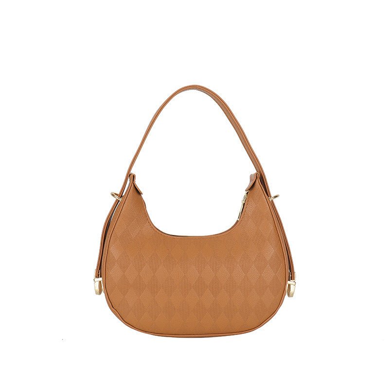 TopezMart™ Exclusive French Underarm Bag Elegant Small Shoulder Rhombus Pattern Handbag Women - Topezmart
