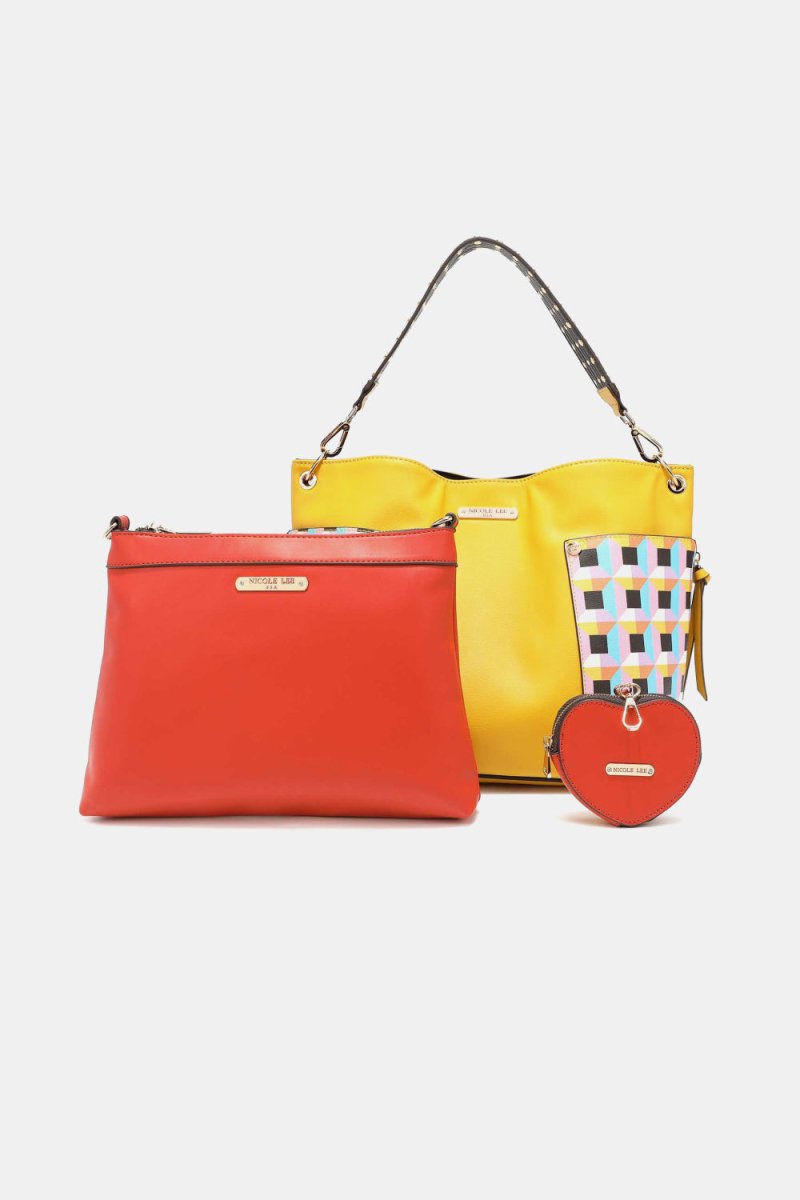 TopezMart™ Exclusive Nicole Lee USA Quihn 3 - Piece Handbag Set - Topezmart