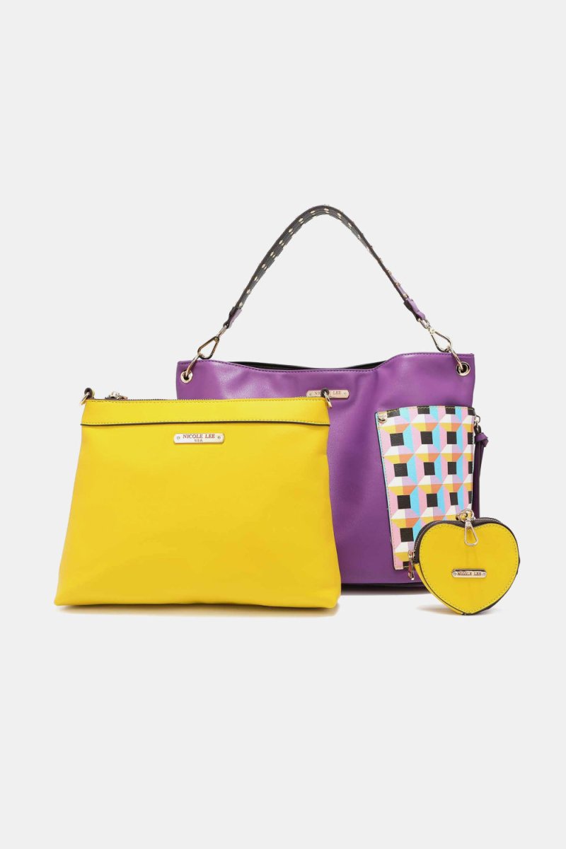 TopezMart™ Exclusive Nicole Lee USA Quihn 3 - Piece Handbag Set - Topezmart