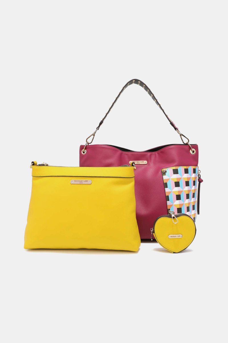 TopezMart™ Exclusive Nicole Lee USA Quihn 3 - Piece Handbag Set - Topezmart