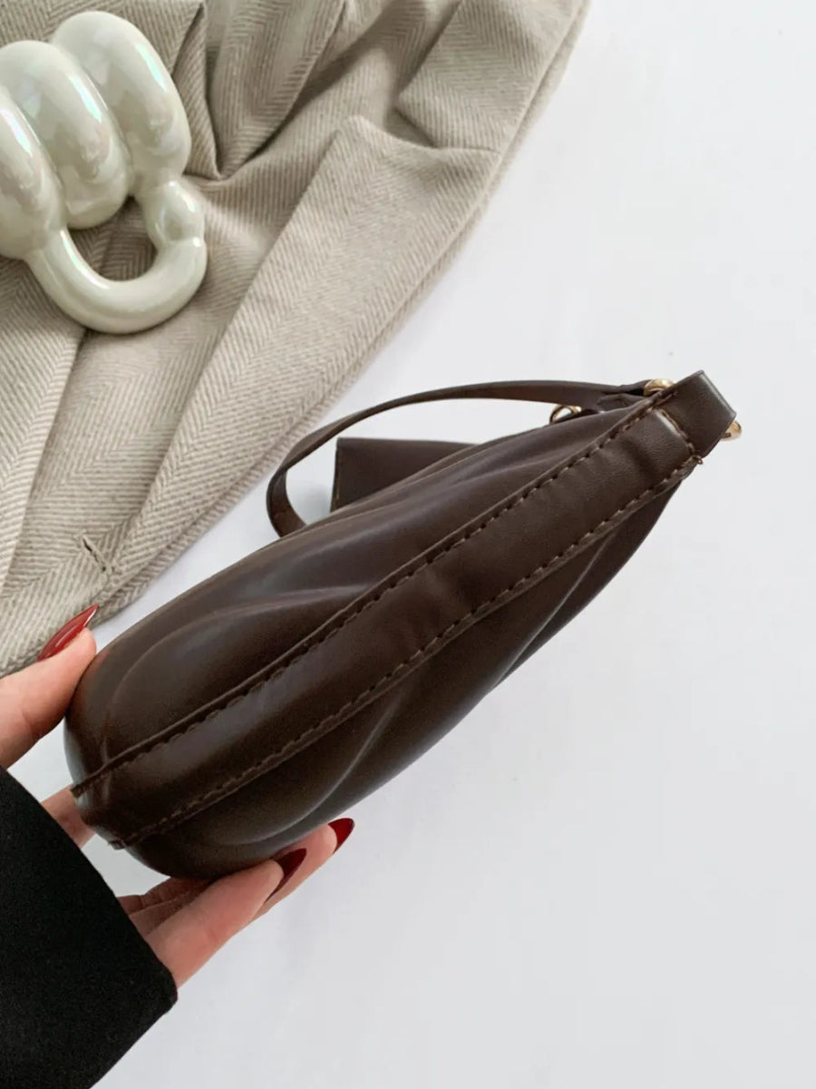 TopezMart™ Exclusive PU Leather Shoulder Bag with EarPods Bag - Topezmart