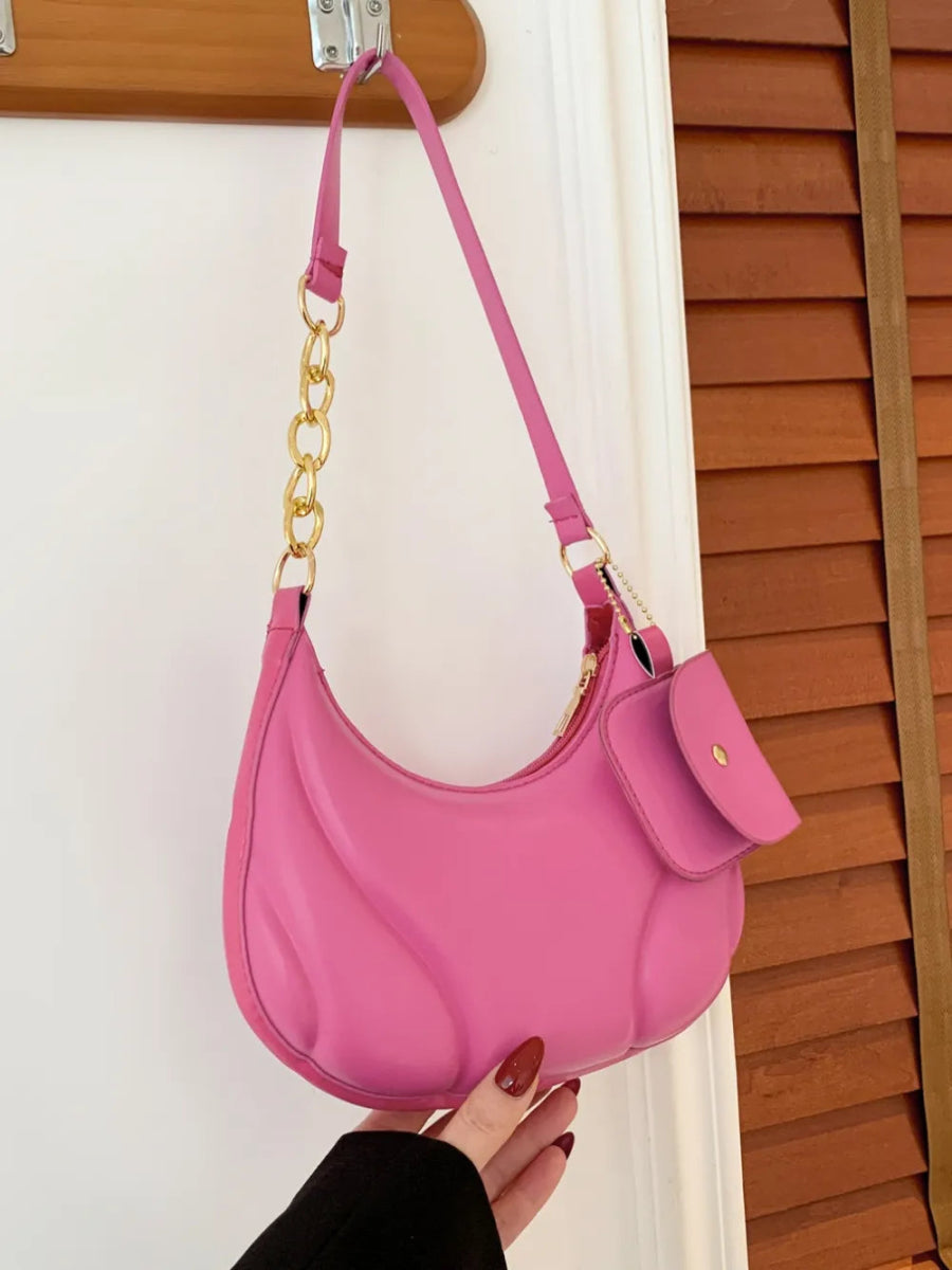TopezMart™ Exclusive PU Leather Shoulder Bag with EarPods Bag - Topezmart