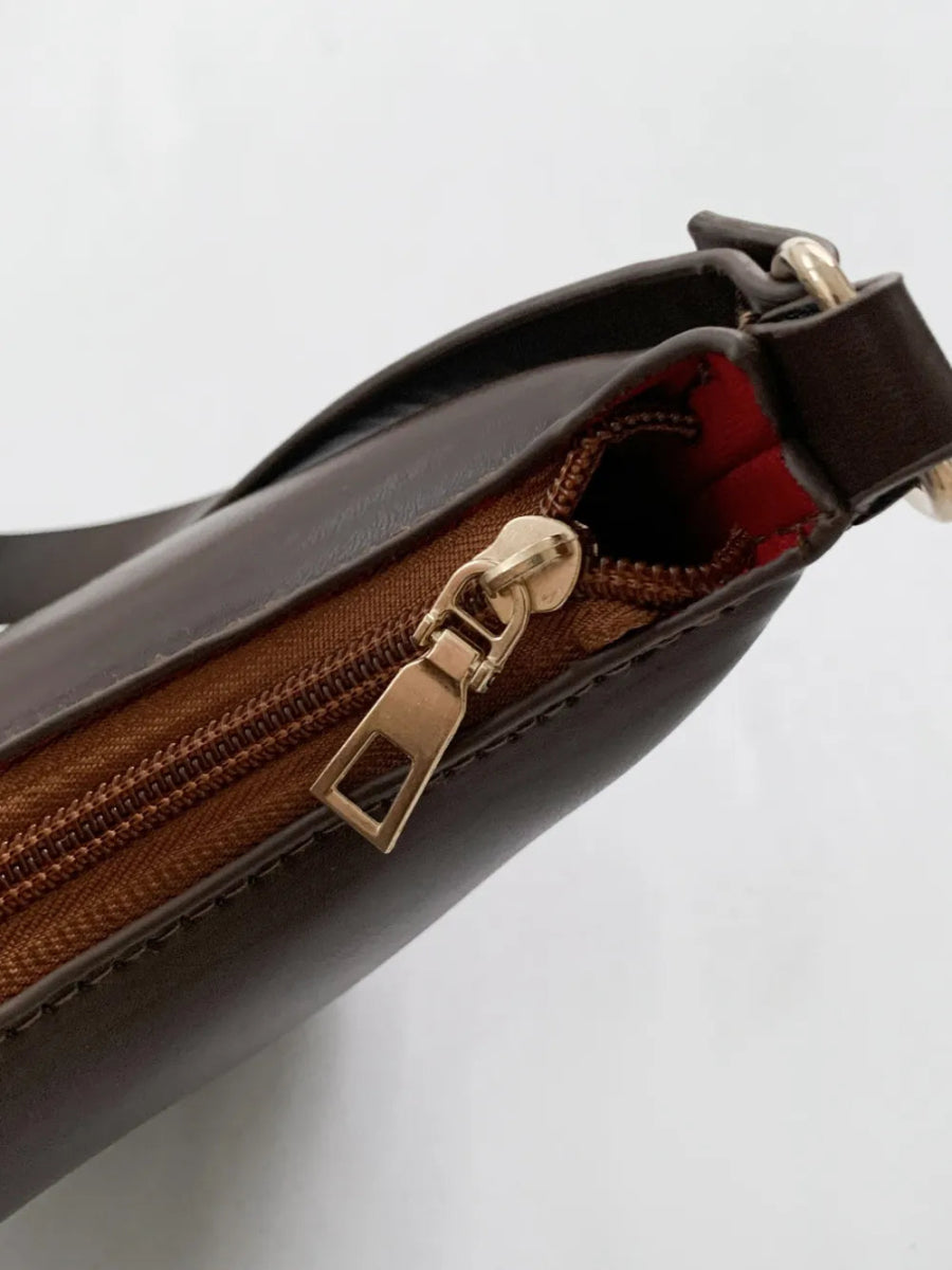 TopezMart™ Exclusive PU Leather Shoulder Bag with EarPods Bag - Topezmart