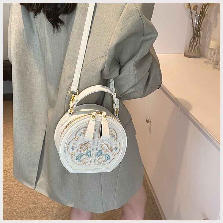 TopezMart™ Exclusive Vintage Chinese Silk Embroidery Tote Bag - Topezmart
