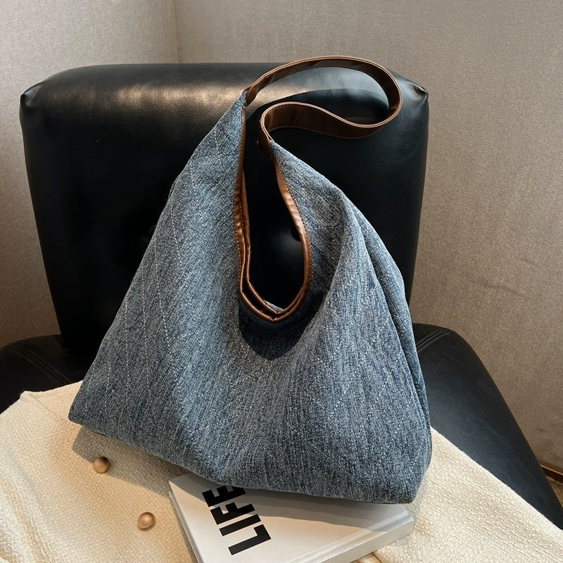 TopezMart™ Limited Edition Denim Canvas Bucket Bag Fashion Large Capacity Shoulder Bags For Women Tote Handbag Female Shopping Bags - Topezmart