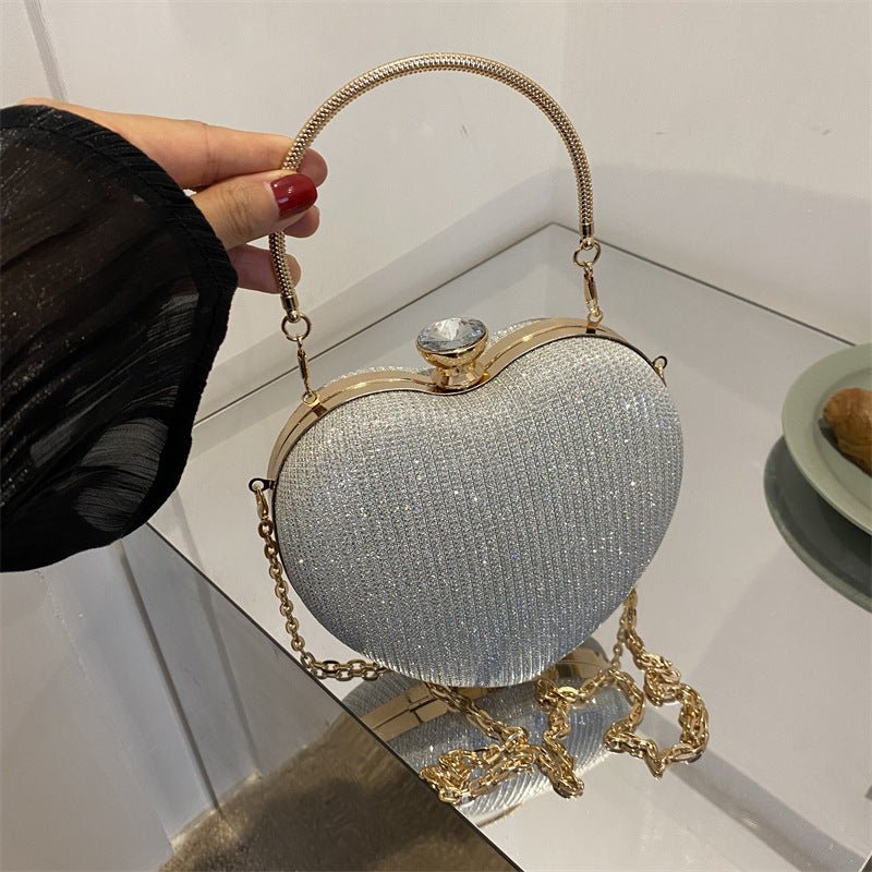 TopezMart™ Limited Edition Heart Shape luxury Clutch Bag Women - Topezmart