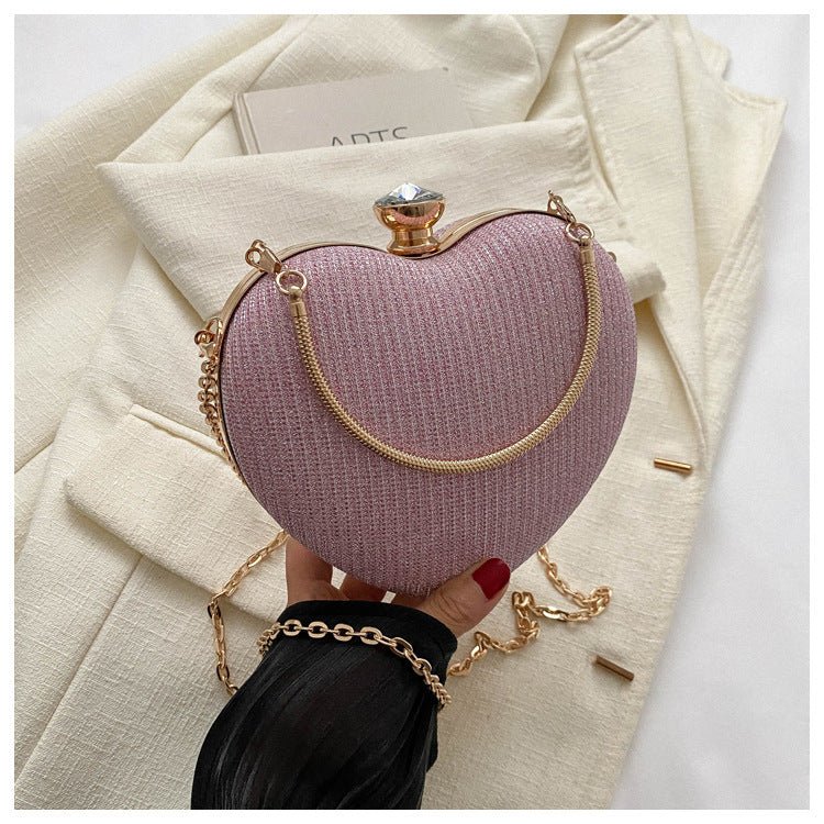 TopezMart™ Limited Edition Heart Shape luxury Clutch Bag Women - Topezmart