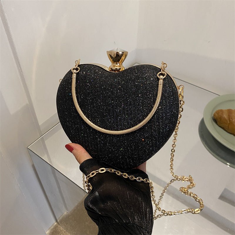 TopezMart™ Limited Edition Heart Shape luxury Clutch Bag Women - Topezmart