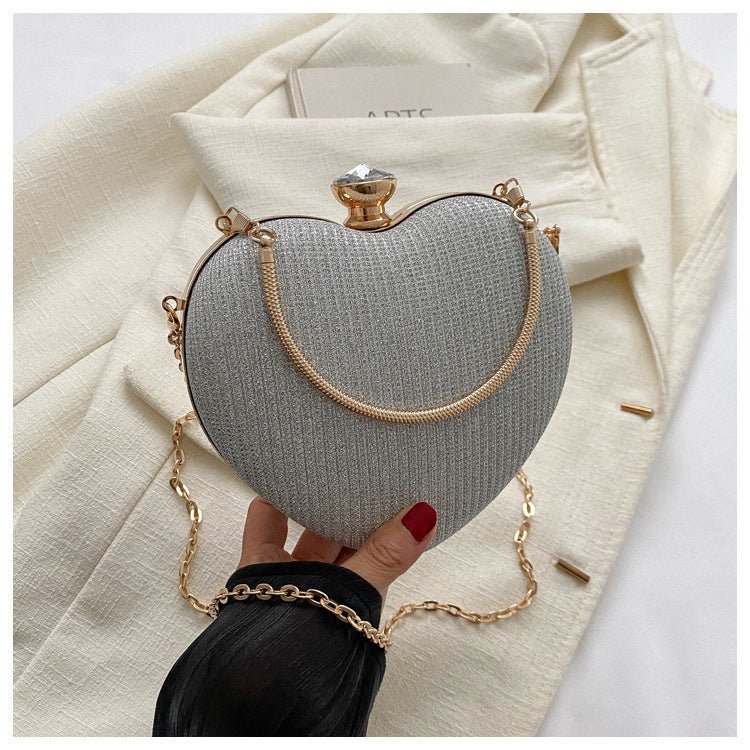 TopezMart™ Limited Edition Heart Shape luxury Clutch Bag Women - Topezmart