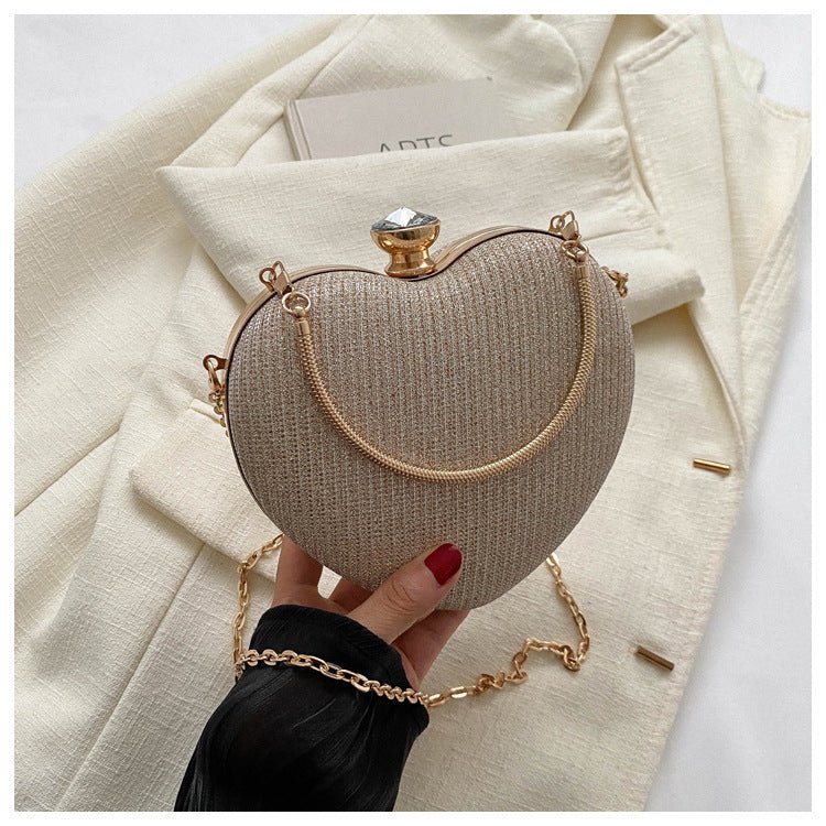 TopezMart™ Limited Edition Heart Shape luxury Clutch Bag Women - Topezmart