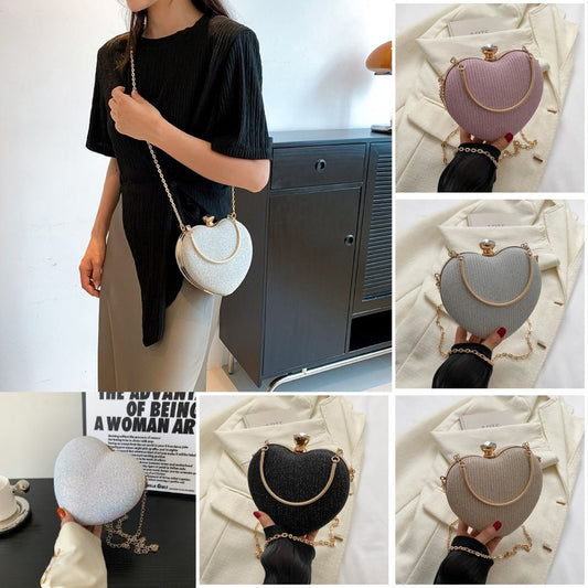 TopezMart™ Limited Edition Heart Shape luxury Clutch Bag Women - Topezmart