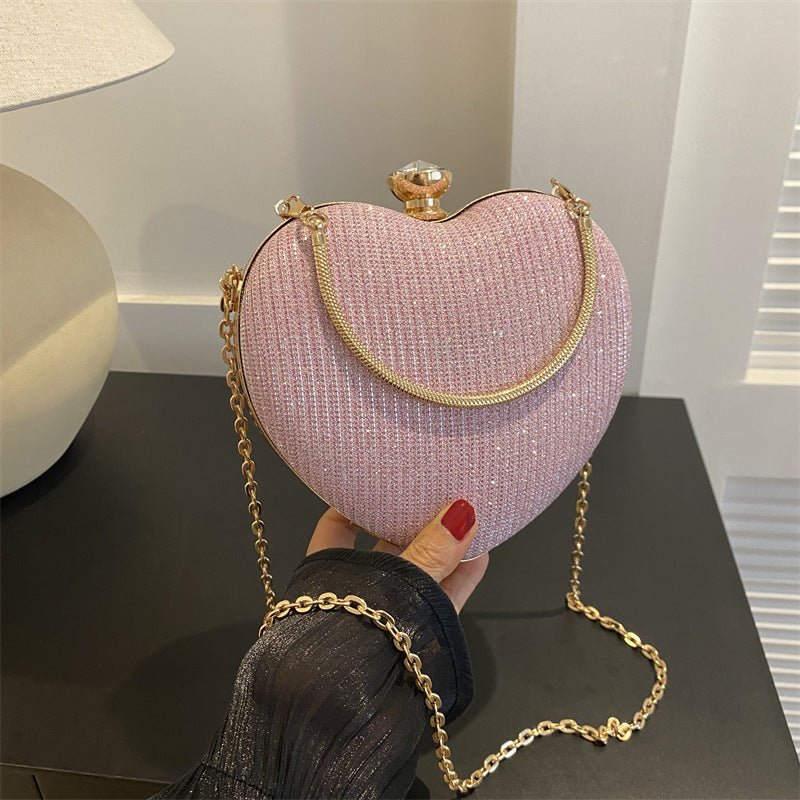 TopezMart™ Limited Edition Heart Shape luxury Clutch Bag Women - Topezmart