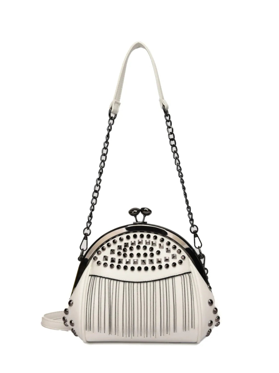TopezMart™ Limited Edition Studded Fringe Crossbody Bag - Topezmart