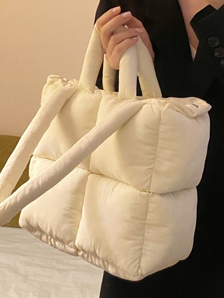 TopezMart™ Premium High - grade Diamond Soft Cotton Filled Large Capacity Handbag For Women - Topezmart