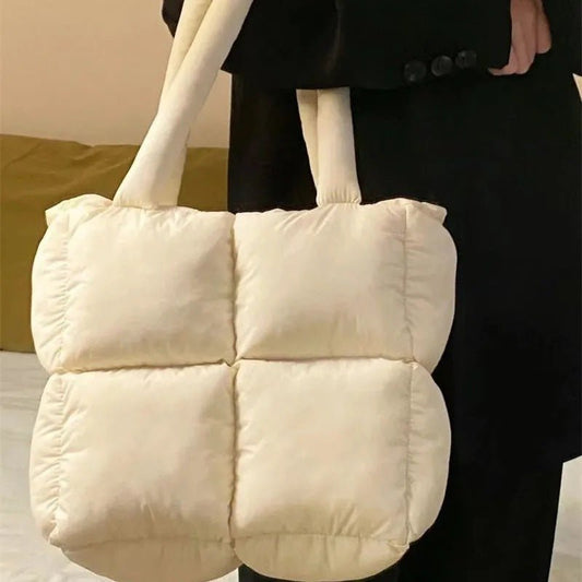 TopezMart™ Premium High - grade Diamond Soft Cotton Filled Large Capacity Handbag For Women - Topezmart
