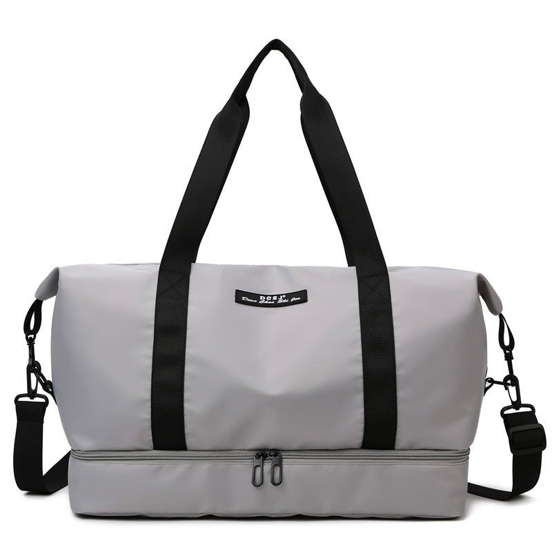 TopezMart™ Premium Large Capacity Travel Duffle Bag With Shoes Compartment Portable Sports Gym Fitness Waterfproof Shoulder Bag Weekender Overnight Handbag Women - Topezmart