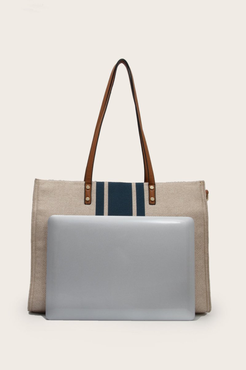 TopezMart™ Premium Striped Tote Bag - Topezmart